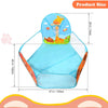 Kids' Foldable Ball Pit Play Tent with Storage Basket