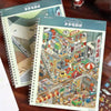 3D Dollhouse Miniature Scene Sticker Book for Journaling and DIY Crafts