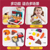 Kids Pretend Play BBQ Grill Set with Light & Sound