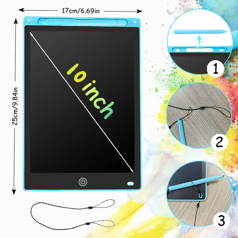 LCD Writing Tablet for Kids – Doodle Board with Lock Function