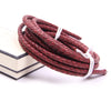 Genuine Braided Leather Cord for Jewelry Making