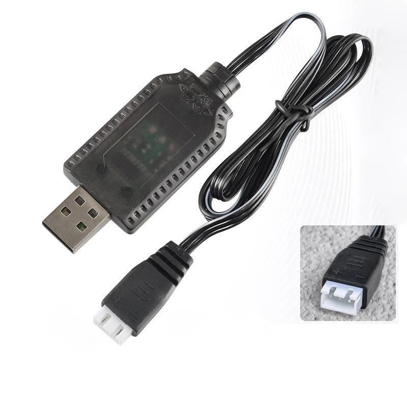 USB Rechargeable 7.4V Li-ion Battery Charger Cable