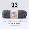 Luxurious Alpaca Wool Blend Yarn — 500g Thick Knitting Yarn