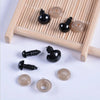 Black Plastic Safety Eyes for Doll Making
