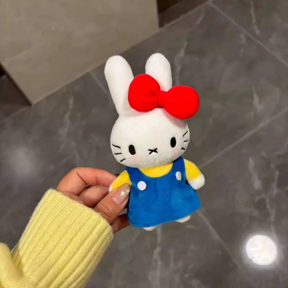 Miffy Rabbit Plush Keychain Charm