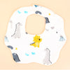 6-Layer Cotton Gauze Baby Bibs (3-Pack)