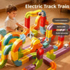 Electric 3D Track Building Set with Rechargeable Train