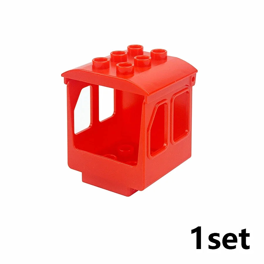 Large Building Blocks Traffic Series Vehicles Set