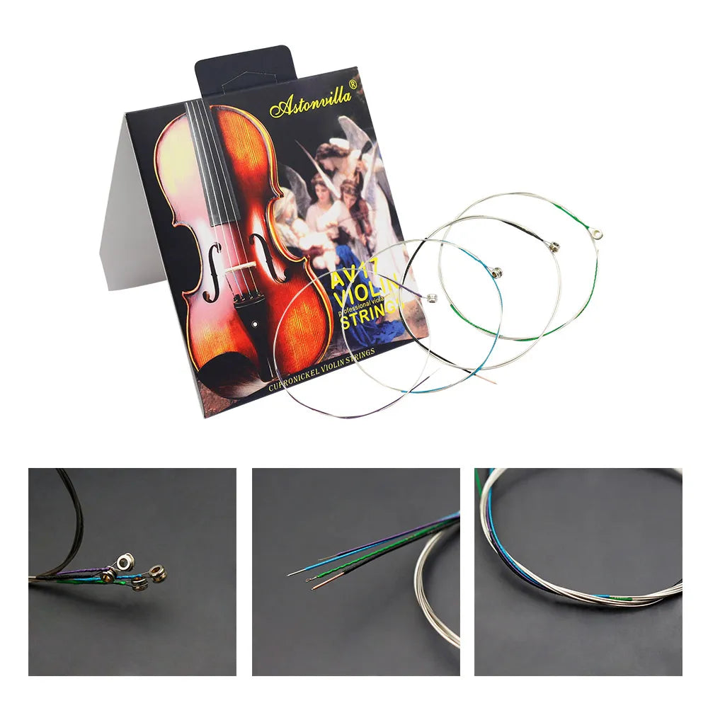 Professional Nickel-Silver Wound Violin String Set