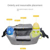 Large-Capacity Stroller Organizer Bag with Cup Holders