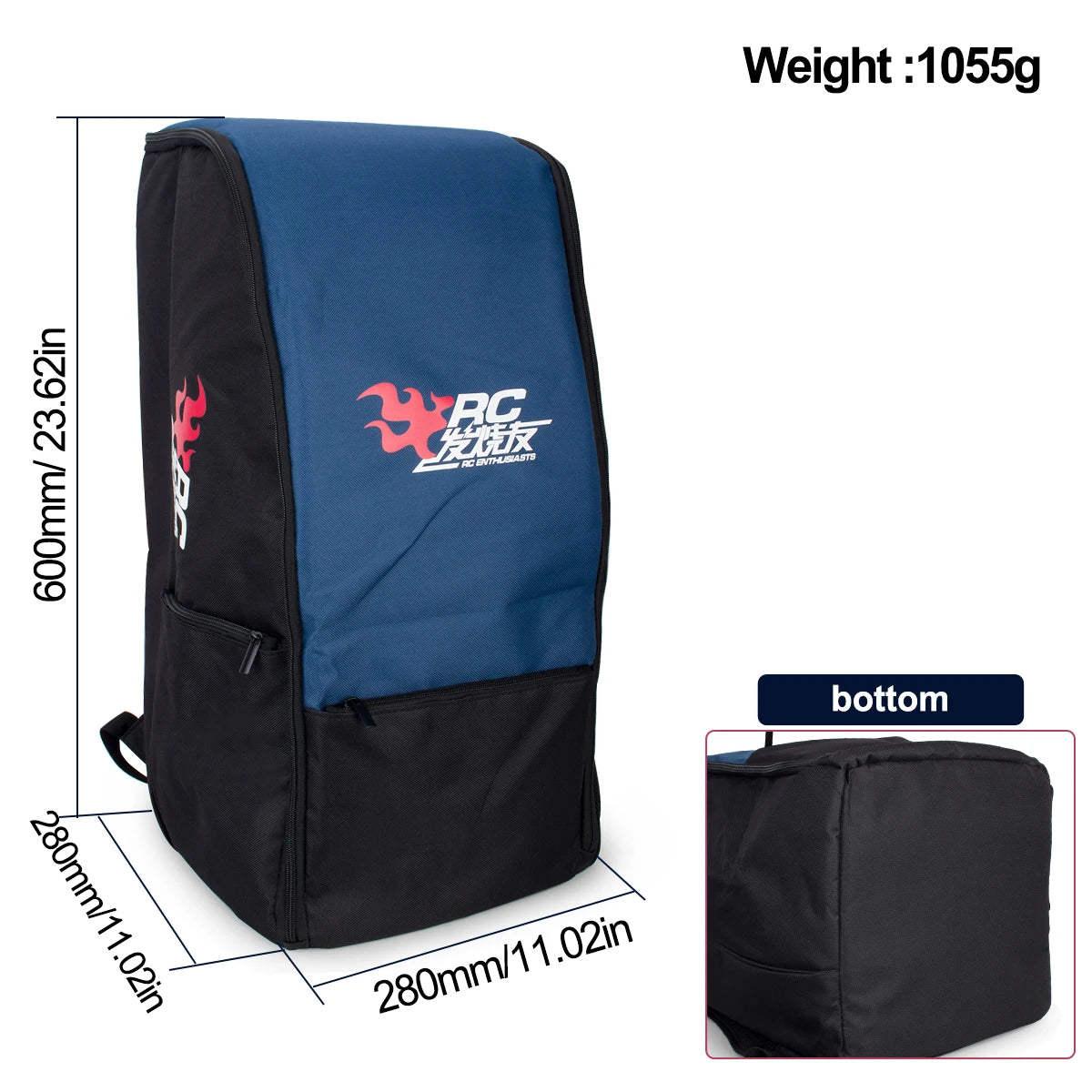 Waterproof RC Car Storage Backpack for 1/10 Scale Crawlers