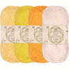 Premium Acrylic Yarn 4-Pack – Soft, Bright, Machine-Washable Knitting Yarn