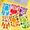 Dinosaur Make-a-Face Sticker Puzzle Set for Kids
