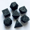 Vintage Retro Polyhedral Dice Set for Tabletop RPG Gaming