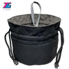 Velvet Dice Storage Bag with Interior Pockets