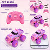 Pink Remote Control Drift Car with Lights and Sound Effects