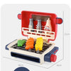 Kids Pretend Play BBQ Grill Set with Light & Sound