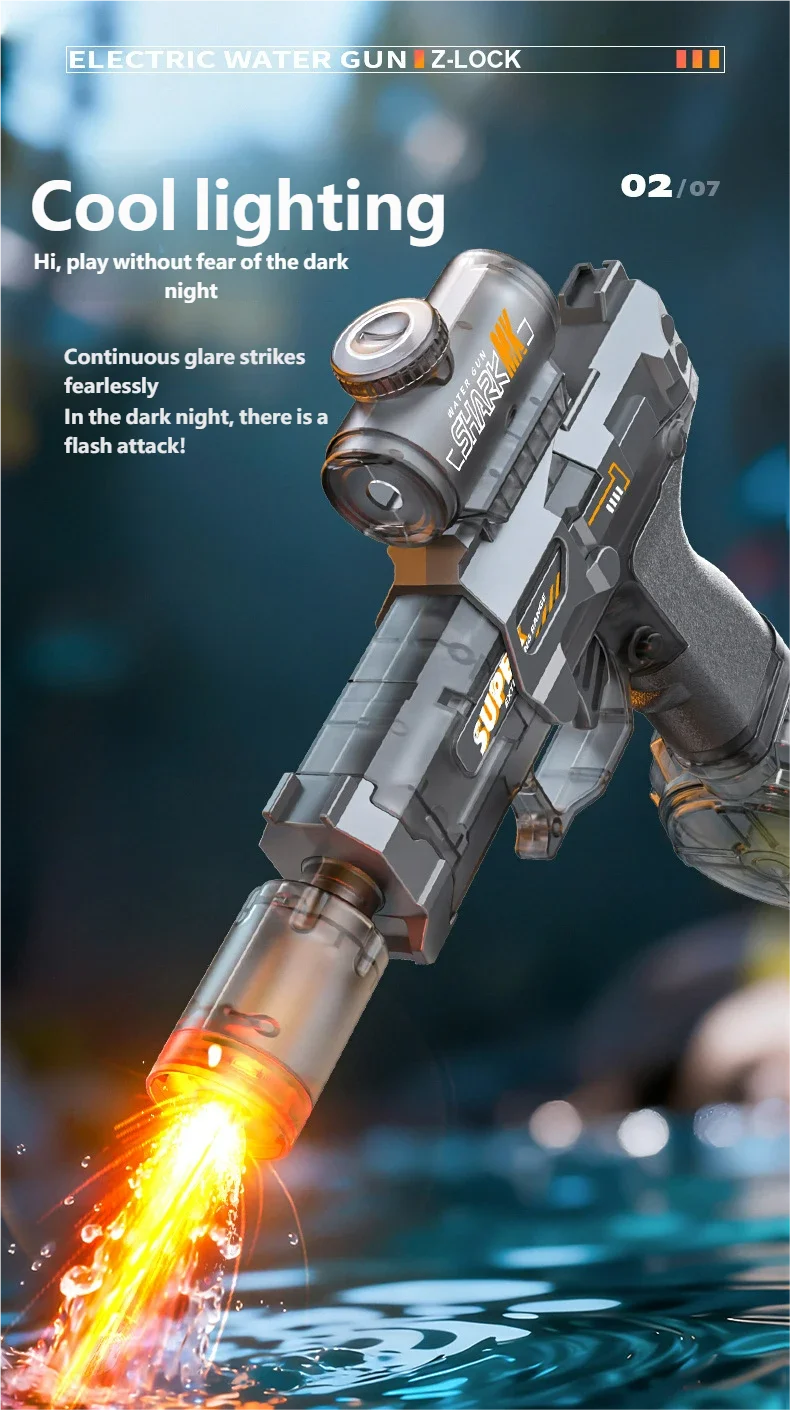 Automatic Electric Water Gun for Outdoor Fun