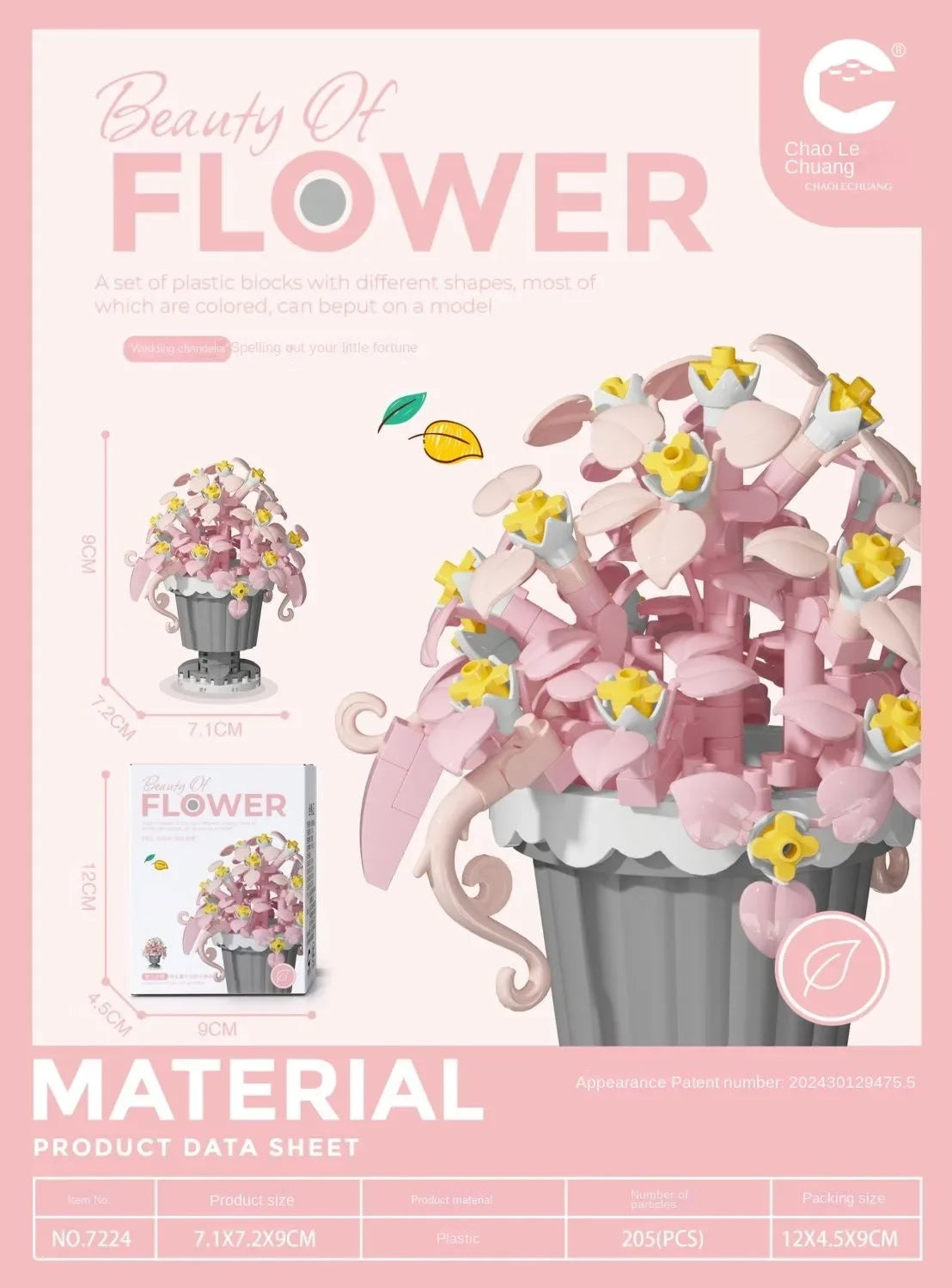 DIY Mini Flower Building Block Kit – Everlasting Desktop Decor