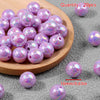 Iridescent Acrylic Round Beads for Jewelry Making (16mm, 20-Pack)