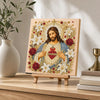 Religious Diamond Painting Kit with Frame – Jesus and Holy Mary