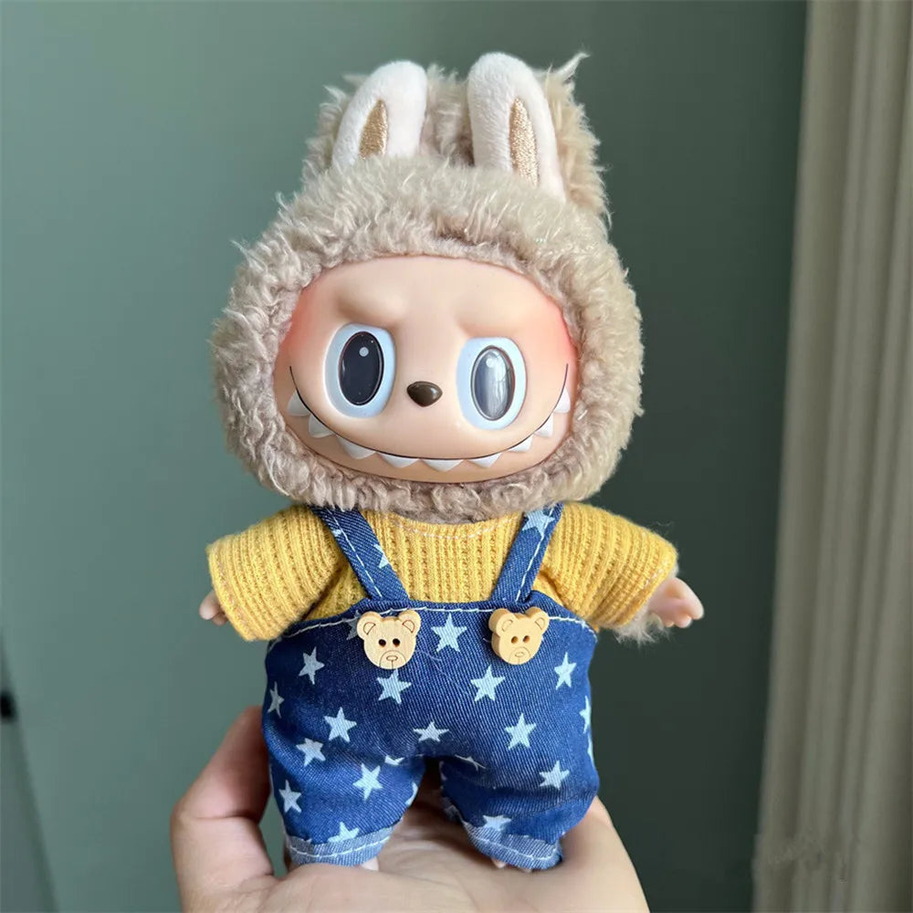 Stylish Outfit Set for 17cm Plush Dolls