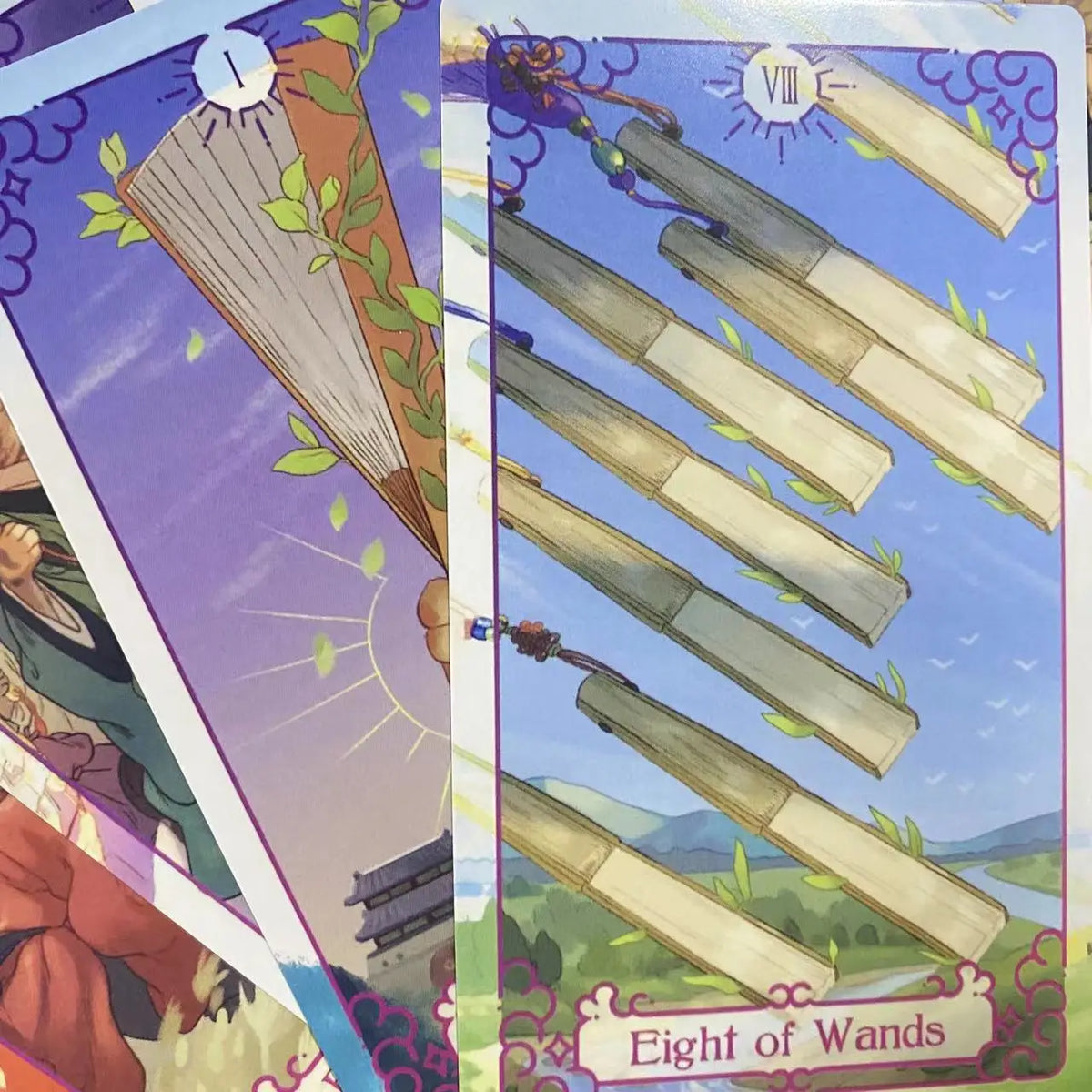 Purple Cat Tarot Card Deck with Guidebook