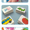 Toddler Animal & Fruit Puzzle Cards with Truck Matching Game