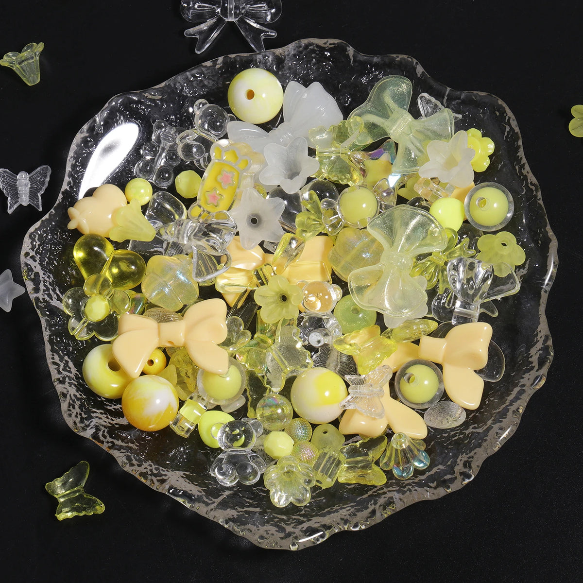 Colorful Assorted Acrylic Beads for DIY Jewelry Making