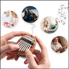 Mini 8-Key Kalimba Thumb Piano with Lanyard – Cute Totoro Design