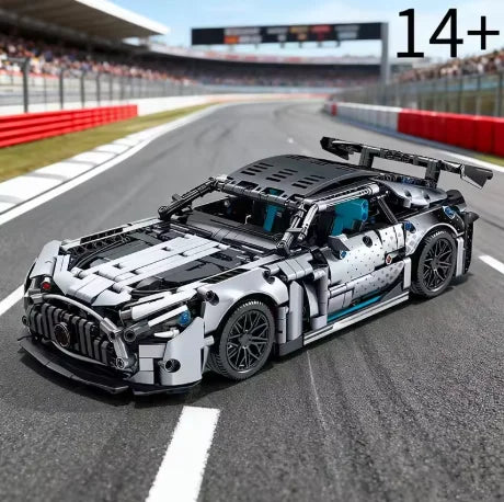 Racing Car Building Blocks Set – 1:14 Scale Technical Sports Vehicle Model Kit for Adults