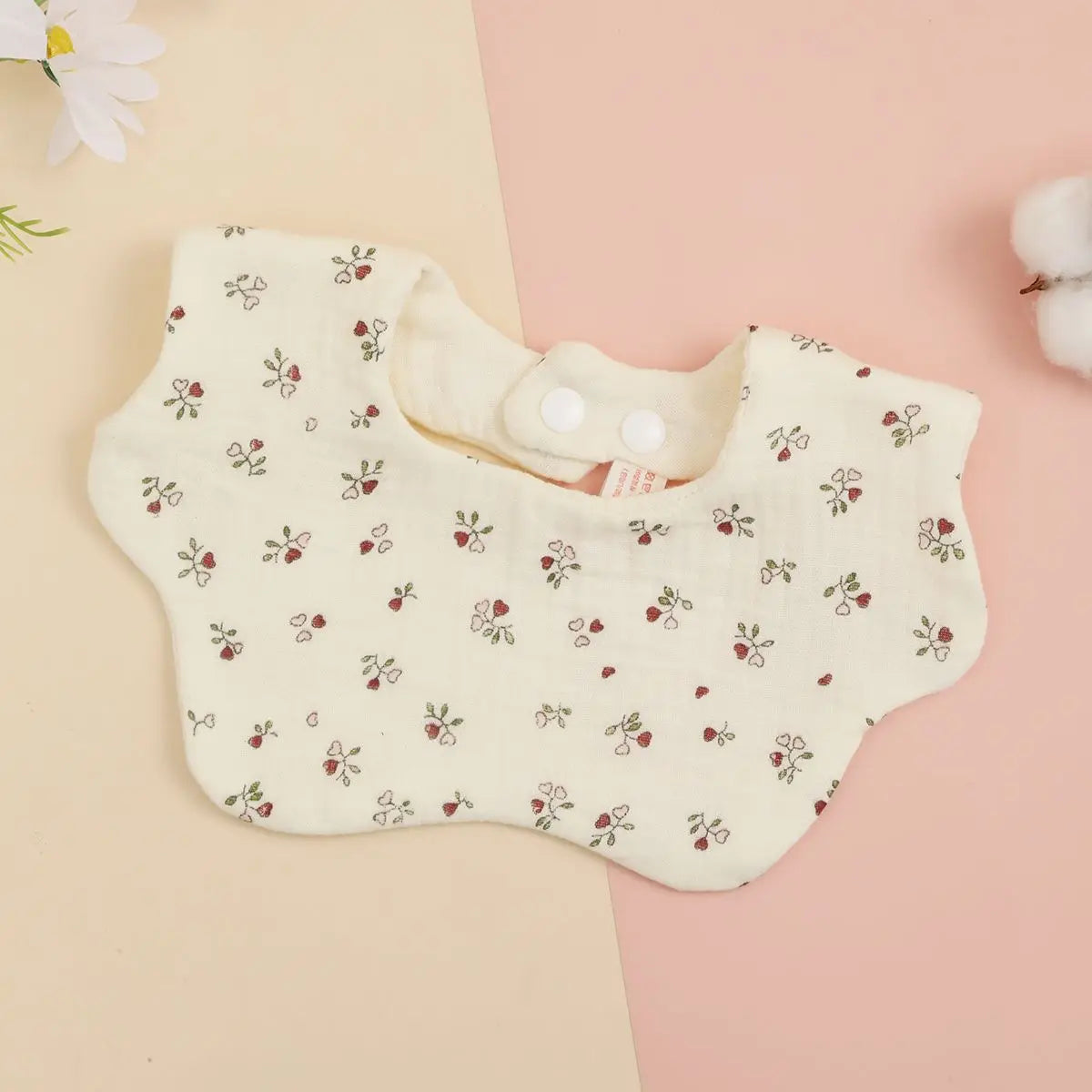 6-Layer Cotton Gauze Baby Bibs (3-Pack)