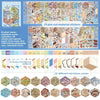 3D Landscape Sticker Collection Book for Scrapbooking & Journaling