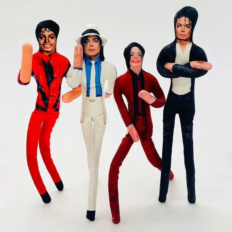 Michael Jackson Bendable Plush Doll – Poseable Collectible Figure