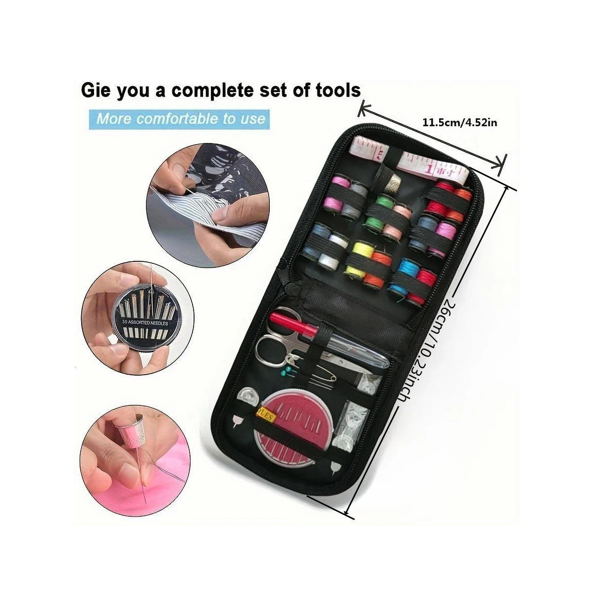 Portable Multifunctional Sewing Kit with Essentials