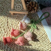 Handmade Crochet Bluebell Flower Car Pendant