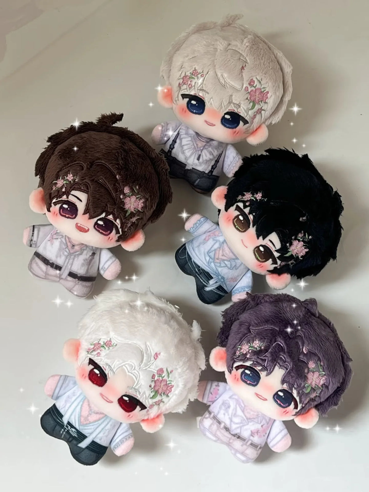 Love and Deepspace-Inspired 10cm Plush Doll Keychain Pendant