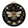 Butterfly & Moon Embroidery Kit with Floral Border