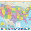 A detailed map of the United States showing state boundaries and geographical features.