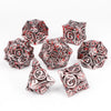 Metal Polyhedral Dice Set for Tabletop RPGs