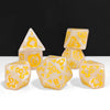 Dragon Pattern Polyhedral Dice Set for RPG & Tabletop Gaming