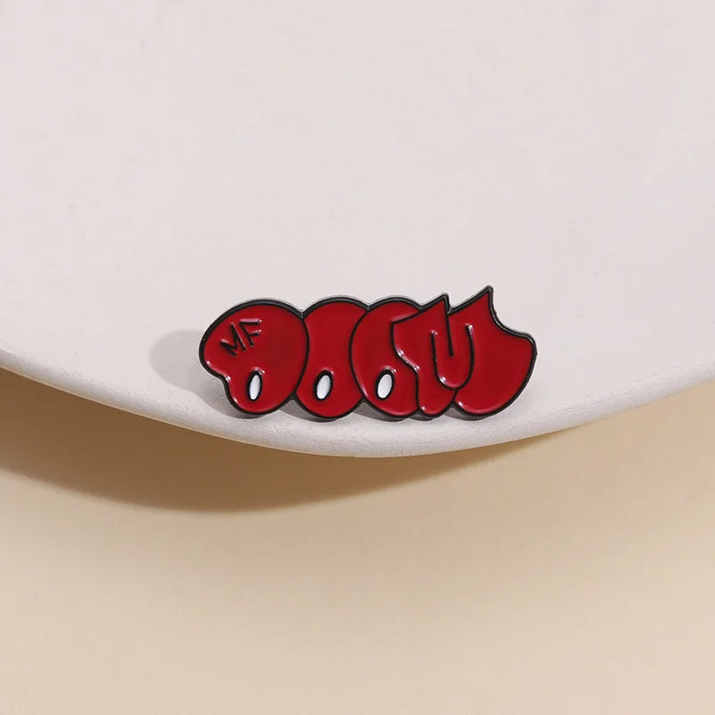 Retro Hip Hop Bubble Enamel Pin Brooch