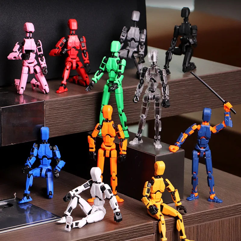 3D Articulated Action Figure Building Toy