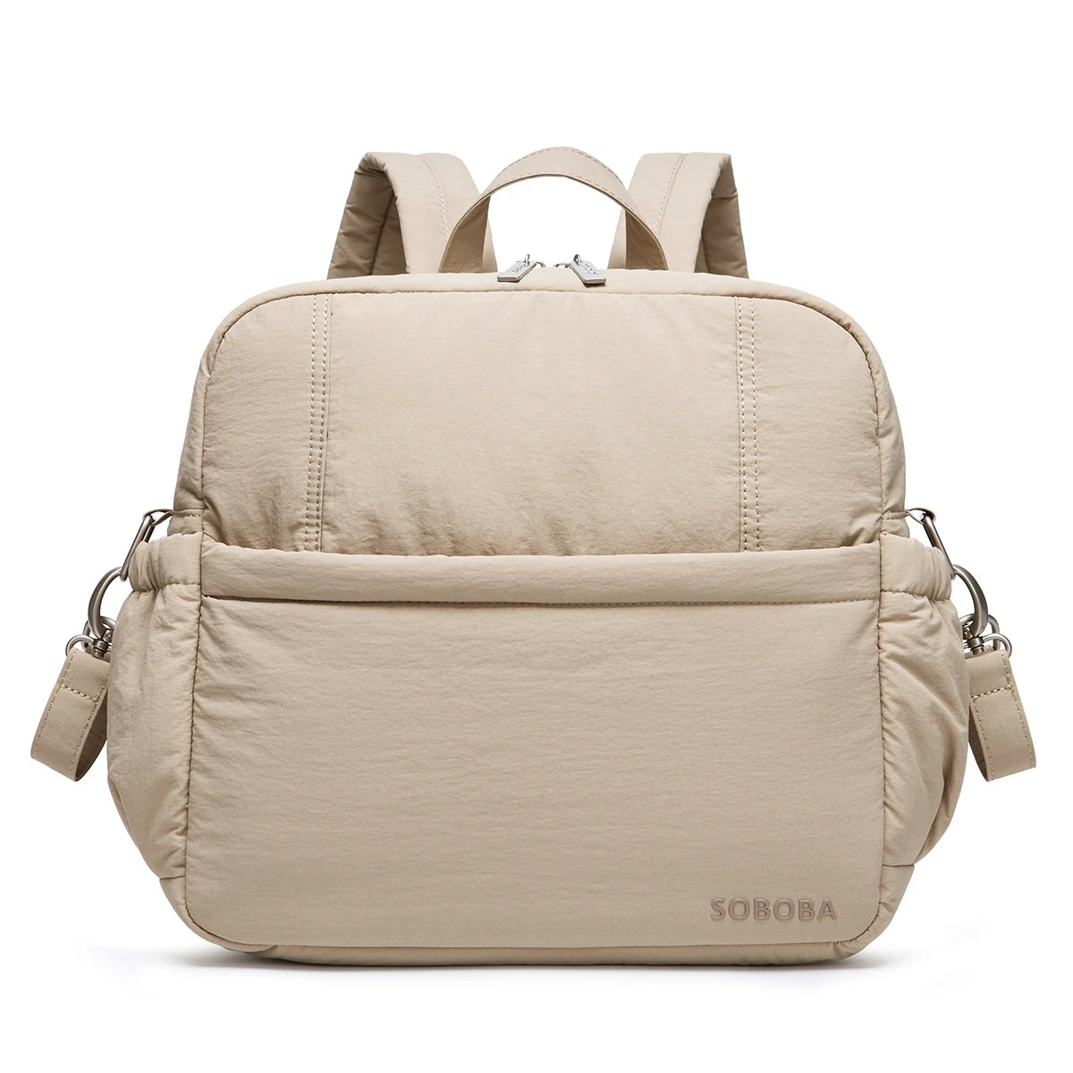 Large Capacity Diaper Backpack with Multiple Pockets