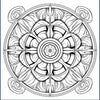 Intricate Mandala Coloring Book for Adult Stress Relief