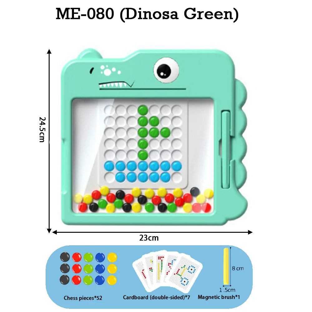 Magnetic Drawing Board for Kids – Reusable Doodle Pad with Chunky Pen