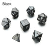 7-Piece Polyhedral Dice Set for Tabletop RPGs and Board Games