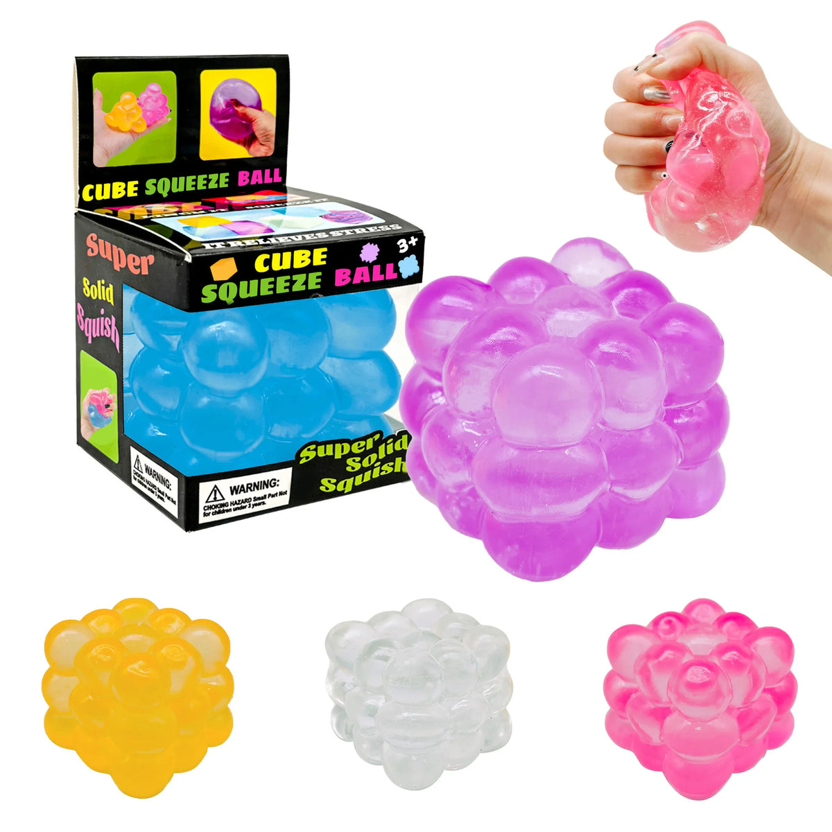 Candy Pinch Cube Sensory Squishy Toy