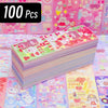 Kawaii Sticker Pack for Kids – 200 Cute Decorative Stickers for Journals, Scrapbooking & DIY Crafts