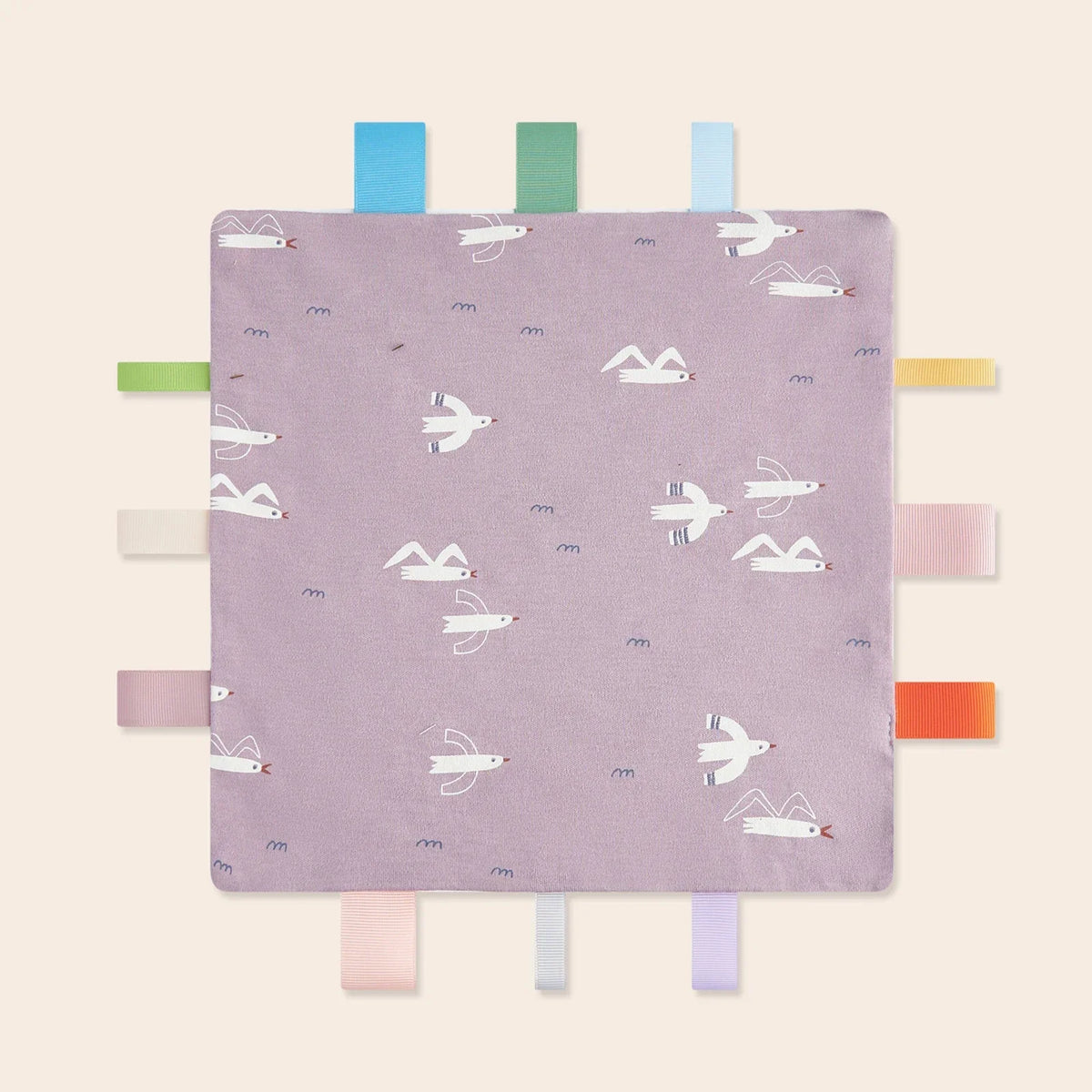 Baby Sensory Tag Comfort Blanket with Soft Cotton